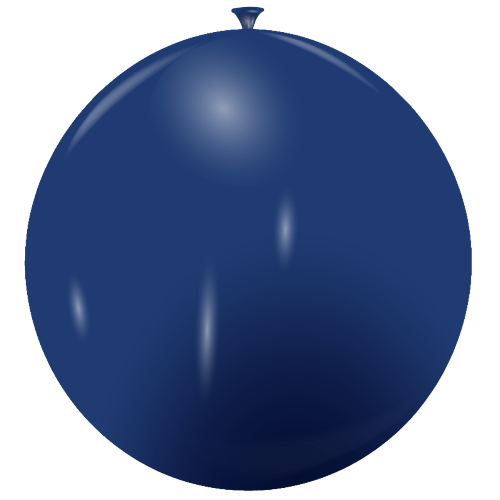 Ballon Géant Bleu Marine - Métallique