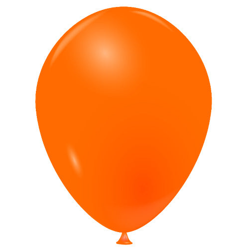 Lot Ballon Orange - Opaque