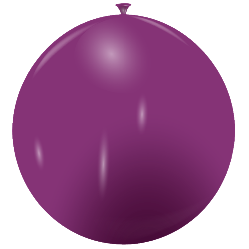 Ballon Géant Prune - Opaque