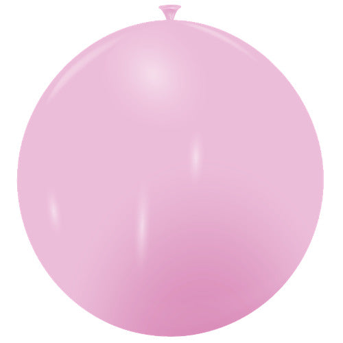 Ballon Géant Rose Pastel - Opaque