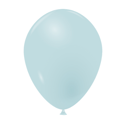 Lot Ballon Bleu Pastel - Opaque