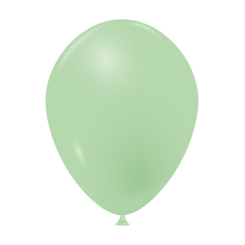 Lot Ballon Vert Menthe - Opaque