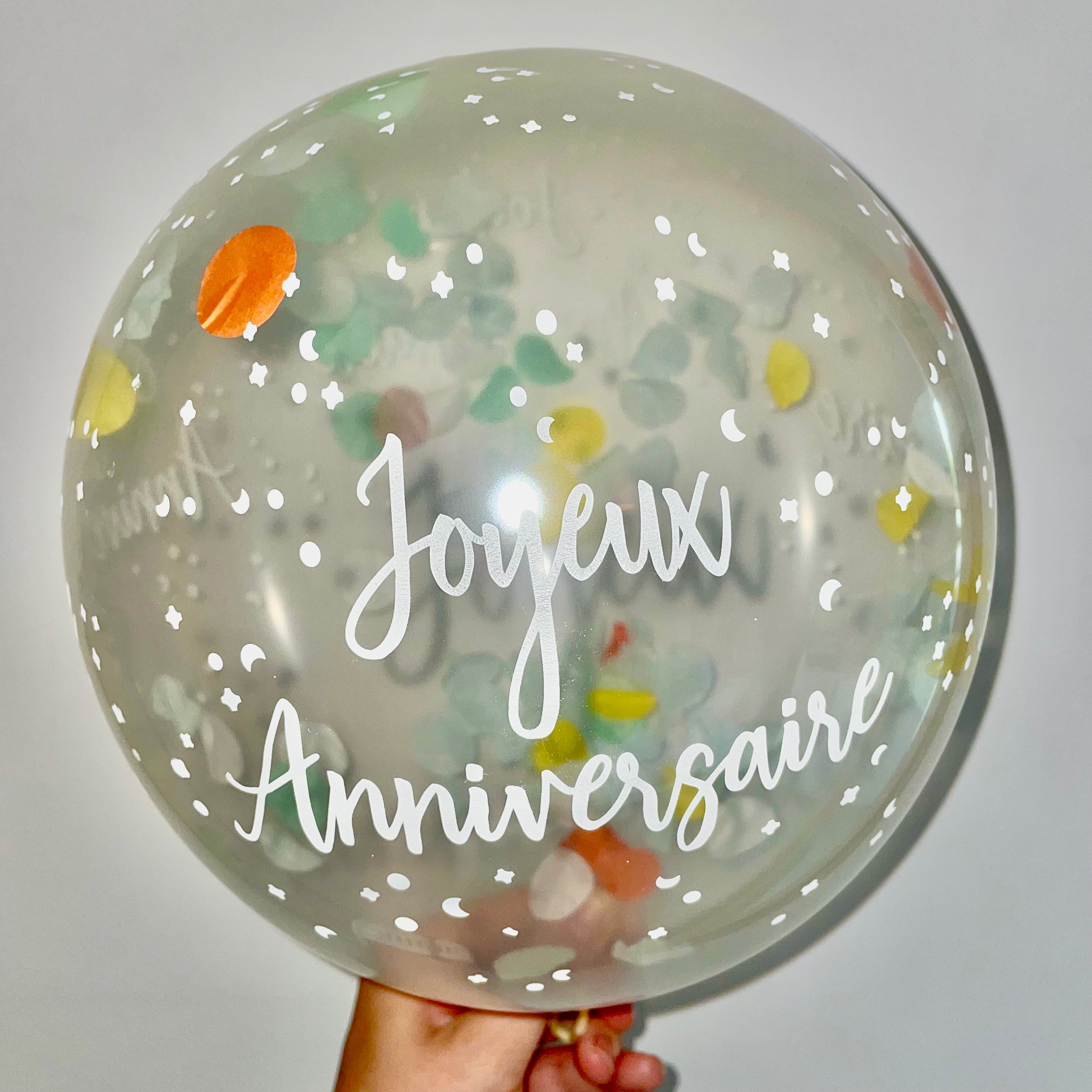 décoration ballon anniversaire ballons transparents  Birthday party  balloon, Balloon decorations party, Birthday party themes