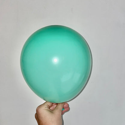 Lot Ballon Vert Menthe - Opaque