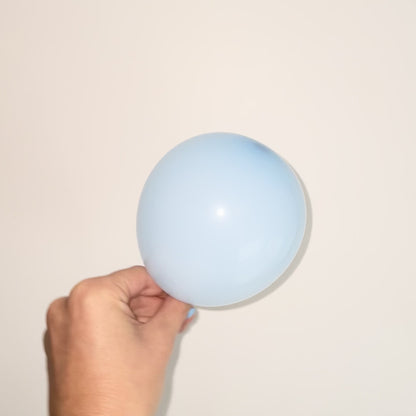 Lot Ballon Bleu Pastel - Opaque